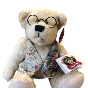 Dan Dee 100th Anniversary Ltd Edition Teddy Polar Bear Plush  Glasses Hat Vest